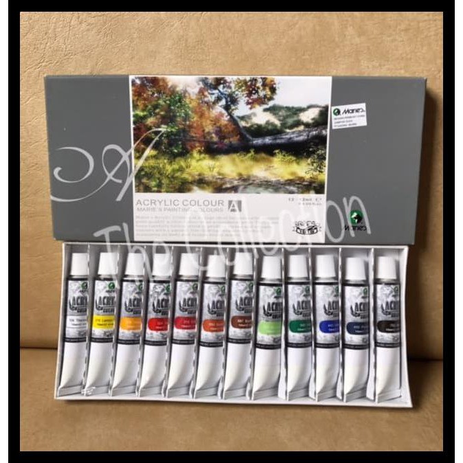 

BARU ATK0297MR 12 WARNA MARIES CAT ACRYLIC AKRILIK COLOUR 12ML 812B ACRILIK PERALATAN MELUKIS