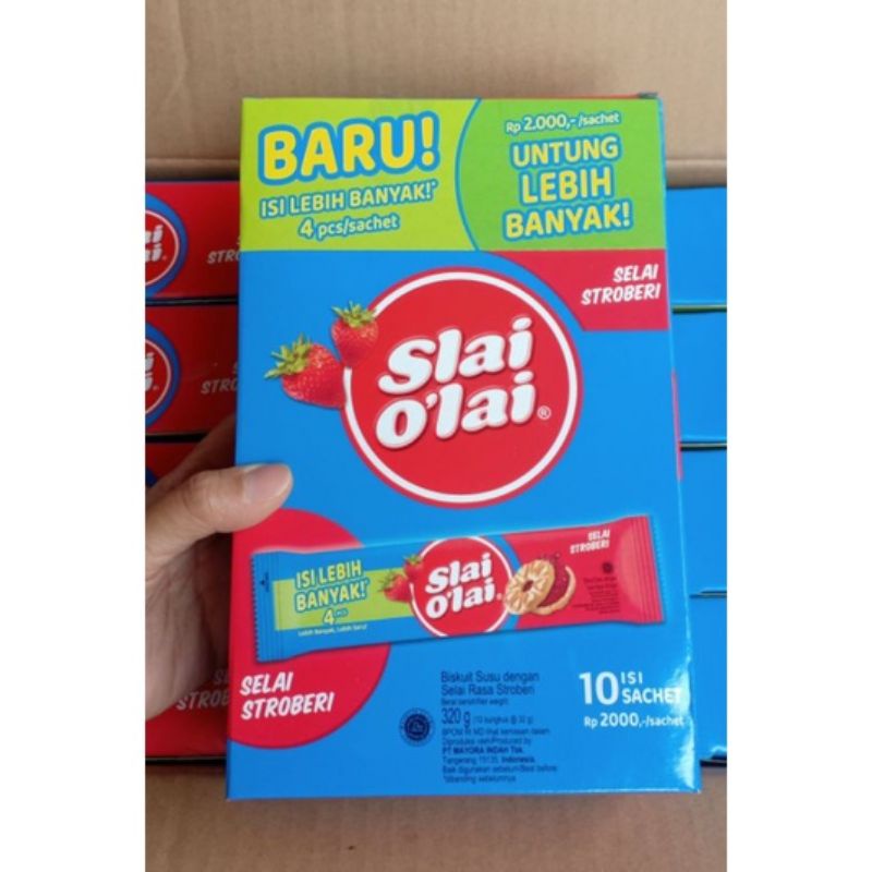 

BISKUIT SLAI O'LAI 1 BOX (10 SACHET)