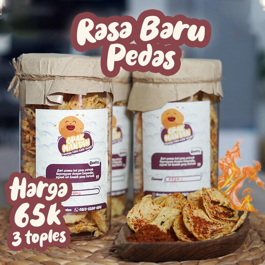 

Promo Opak Mantan - Rasa Pedas [ 3 Toples ]