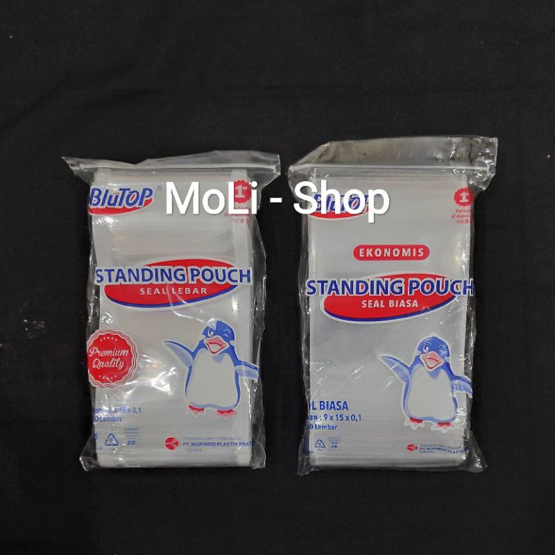 Standing pouch  uk 9x15, Plastik klip berdiri, kantong klip berdiri, plastik zipper