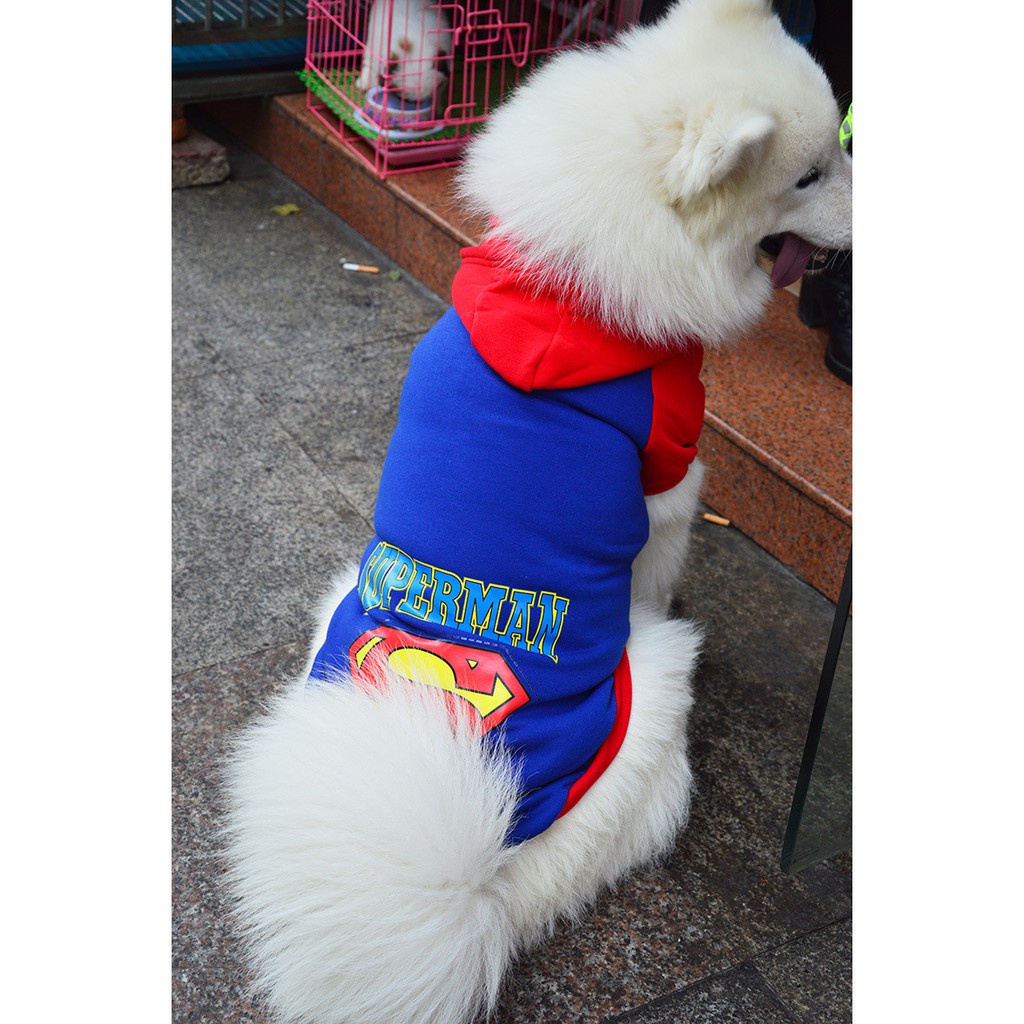 Pet Clothes T Shirt Hoodie Super Hero Keren Sampai Size 9XL Untuk Kucing Dan Anjing