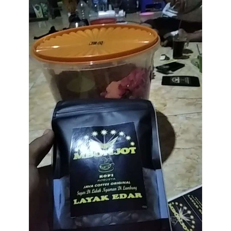 

kopi mbonjot robusta 100% kopi murni
