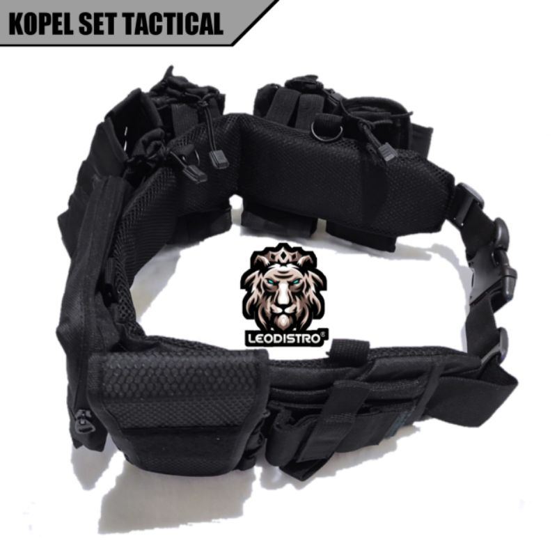 kopel set tactical/kopel tni polri/kopel comando/ikat pinggang tactical