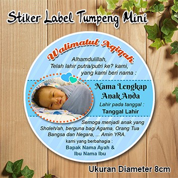 10 Best For Contoh Desain Stiker Aqiqah  Laily Azez