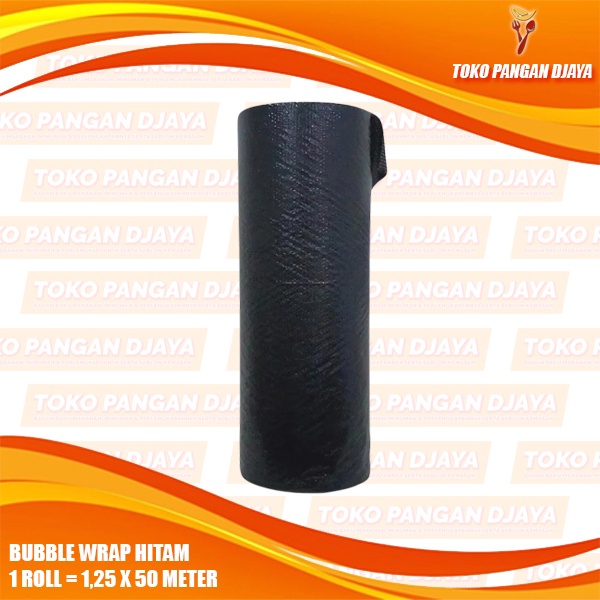 

(GOSEND / GRAB) Bubble Wrap Hitam / Black 125 cm x 50 meter