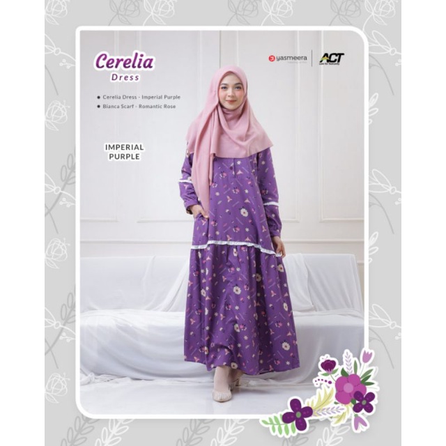 GAMIS/DRESS KATUN BUSUI CERELIA SERIES BY YASMEERA