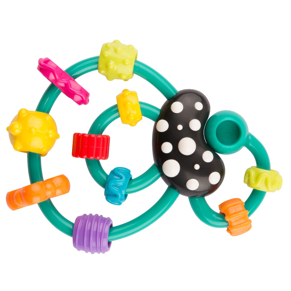 Playgro Baby Swirly Teething Rattle - Mainan Gigit Anak Bayi Balita-1