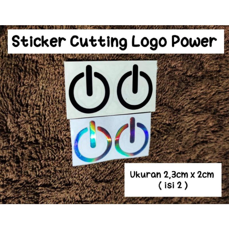 sticker cutting LOGO POWER