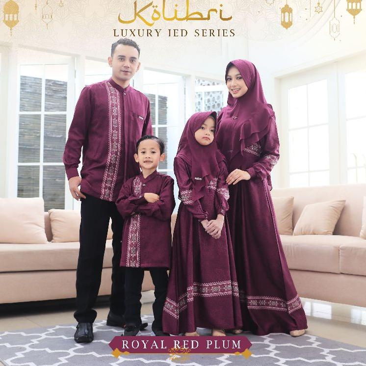 Paling Disukai.. Kolibri Luxury Adha Series | Gamis dan Koko Family Set | Gamis dan Koko Couple Sari