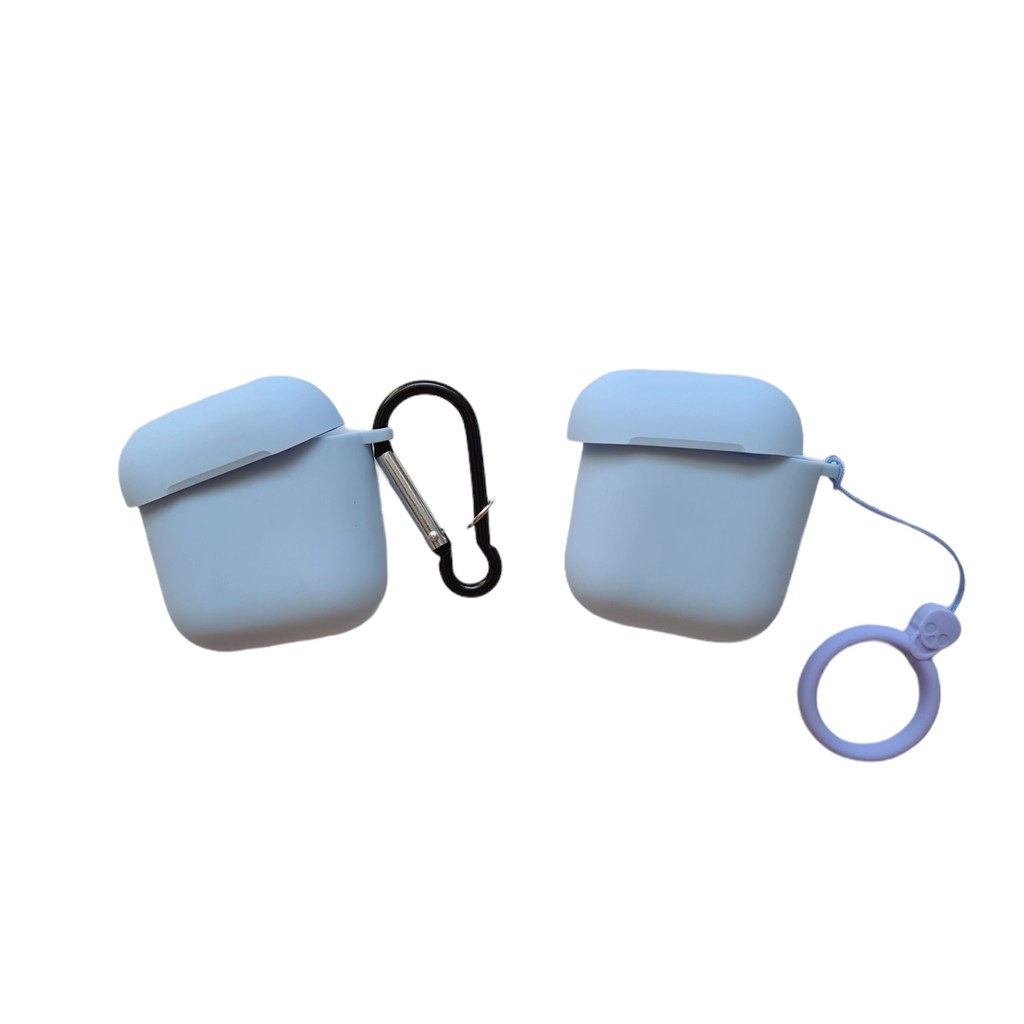 SOFT CASE APPLE AIRPODS 1 2 PASTEL COLOUR  WARNA PASTEL FREE HOOK ATAU RING