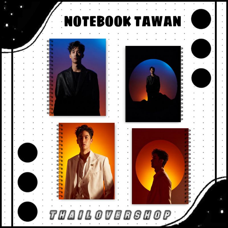 

NOTEBOOK TAY TAWAN RAIKANTOPENI THAI ACTOR BUKU CATATAN NOTES GMM BOY GMMTV