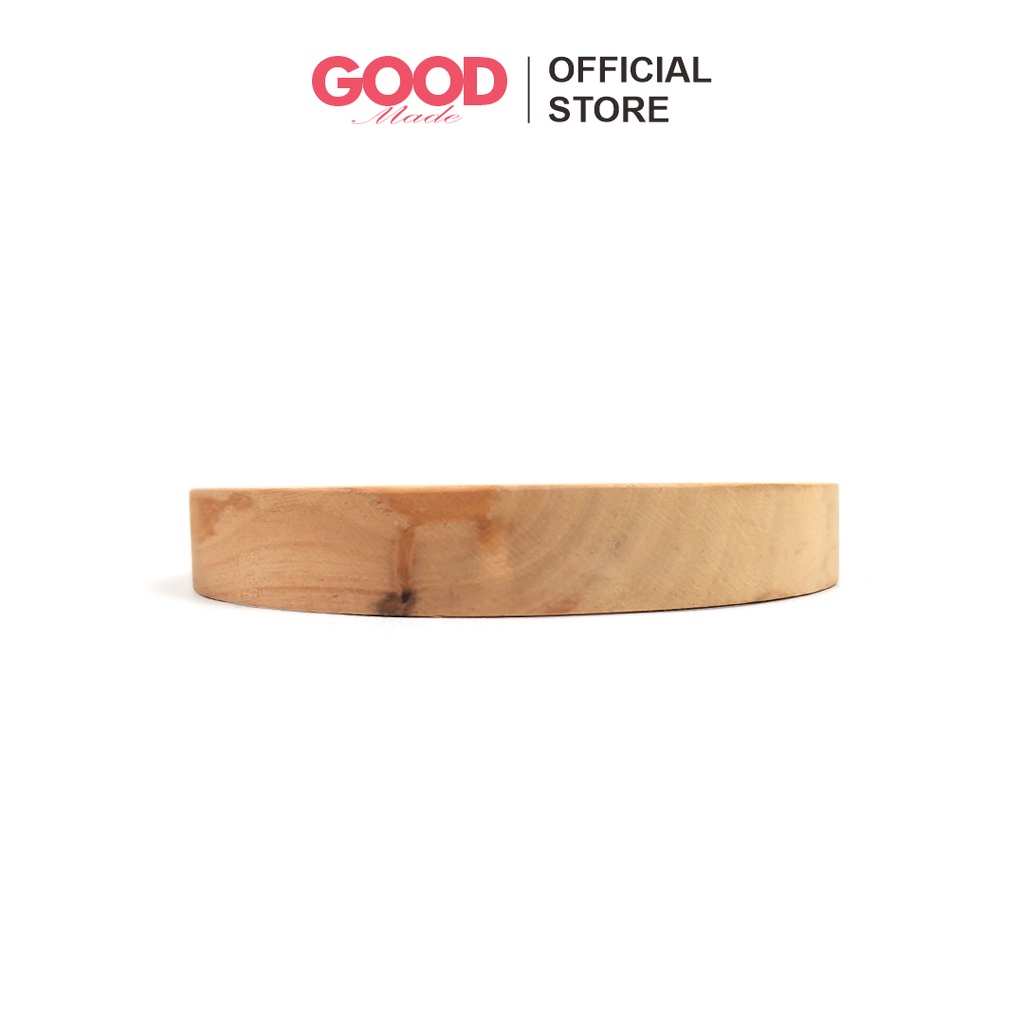 GOOD MADE - Tatakan Gelas Kayu Polos | Coaster Kayu | Tatakan Gelas Aesthetic | COD