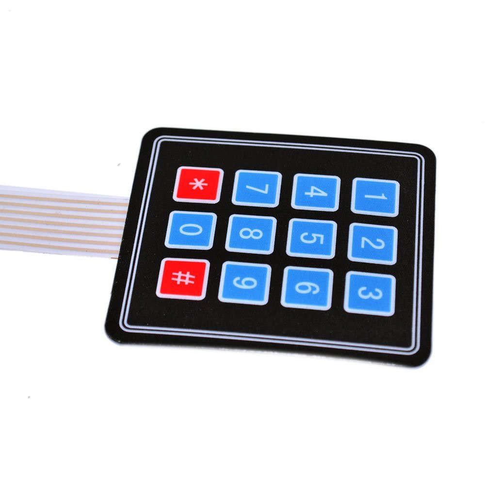 3X4 MATRIX KEYPAD 3X4 MATRIX MEMBRANE SWITCH MEMBRANE BUTTON CONTROL