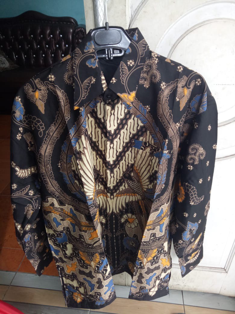 Batik Pria Alfariqoh Lapis Furing Katun Halus Sragenan Size M-xxl Asli Solo High Quality
