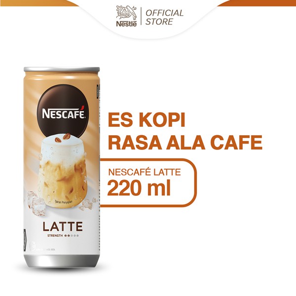 Promo Harga Nescafe Ready to Drink Latte 220 ml - Shopee