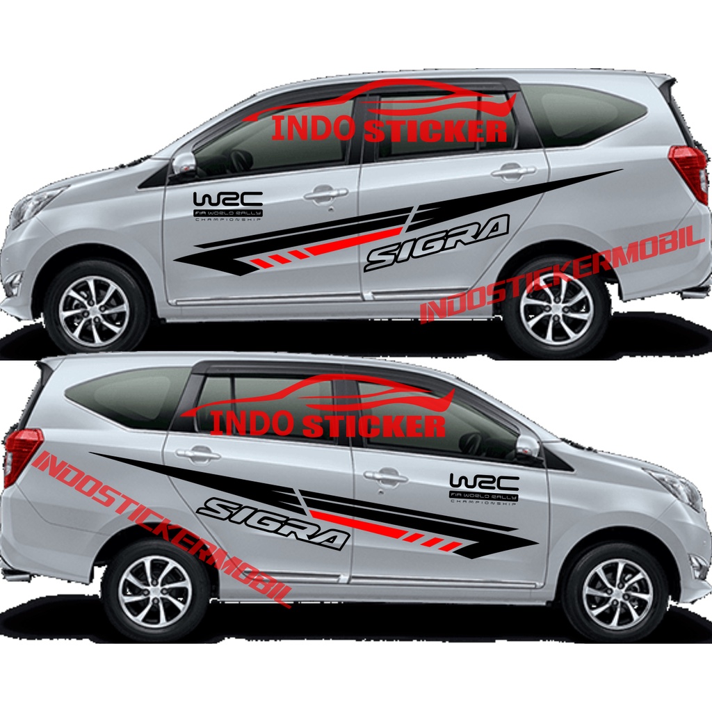 cutting stiker mobil sigra sticker list daihatsu sigra keren terlaris