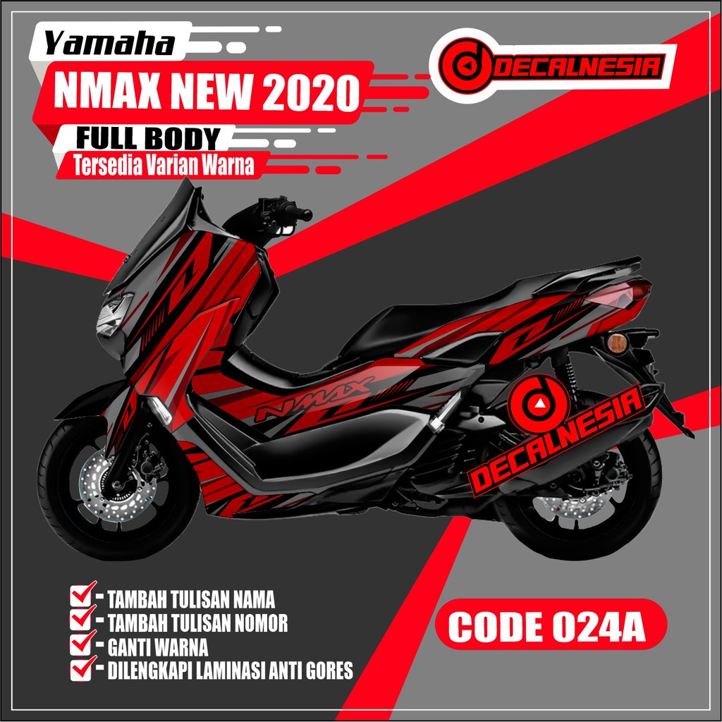 Decal Stiker Nmax New 2021 2022 Full Body Motor Yamaha Connected Abs Modifikasi Variasi Aksesoris St