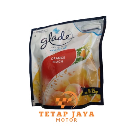 AIR FRESHENER GLADE ORANGE PEACH KENDARAAN RUANGAN PENGHARUM PEWANGI