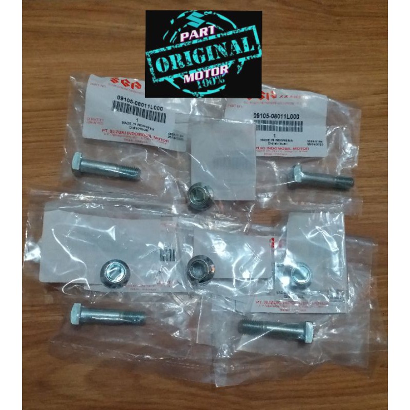 Baut mur nap gear ger gir belakang satria fu smash shogun 125 110 satria 2tak lumba hiu GSX 150 R S