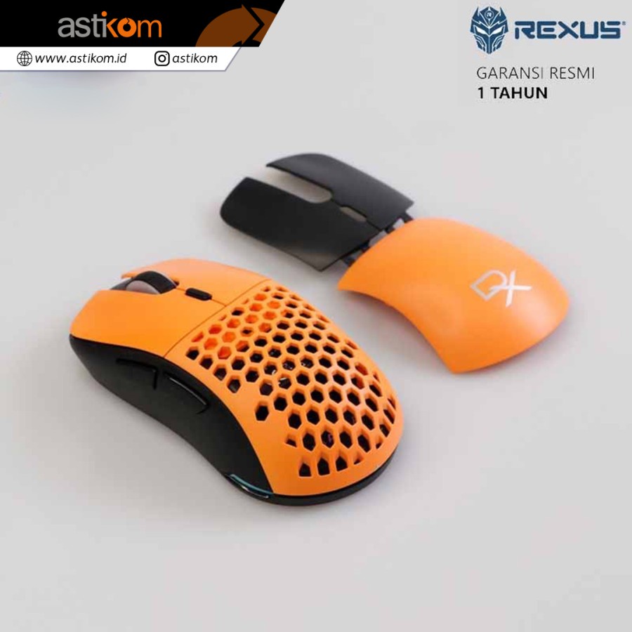 Mouse Gaming Rexus Pro Daxa Air II Wireless Gaming Black | By Astikom