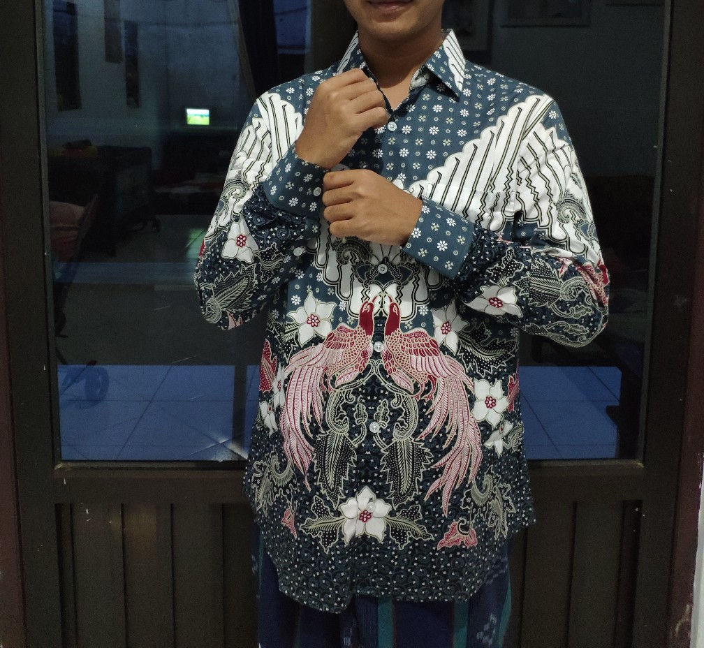 Agrapana Blouse Batik Wanita Baju Atasan Batik Wanita Modern Couple Sarimbit Lengan Panjang Labda