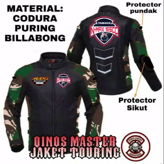 Jaket Army Nmax Jaket Touring Nmax Jaket Motor Touring Jaket Yamaha Nmax