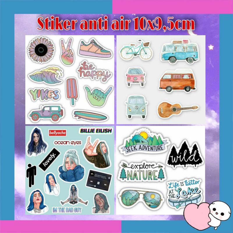 

stiker tumblr / stiker mini hp / stiker aesthetic / stiker lucu / stiker laptop / stiker diary