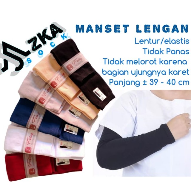 Manset Tangan Tebal Berkualitas/Manset Tangan Polos/Sarung Lengan