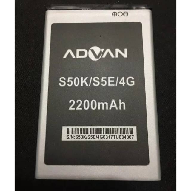 Baterai Advan S5E 4G S50K Original Batre Batrai Advance
