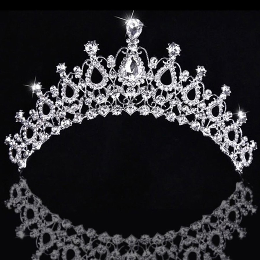 Mahkota Wanita mutiara tiara queen wedding