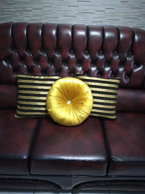 Bantal Bulat Bludru, Bantal Bulat 40cm, Bantal Bulat Sofa