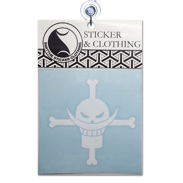 Stiker One Piece White Beard Cutting Sticker