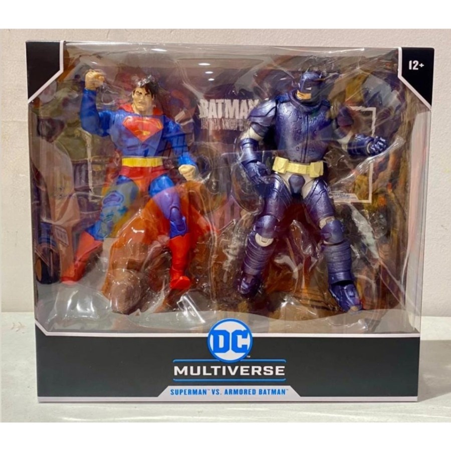 Sale Mainan: DC Multiverse Superman vs Armored Batman Original