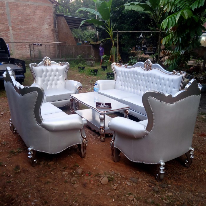 kursi sofa tamu Virginia ukir mewah kayu jati,sofa ruang tamu romawi