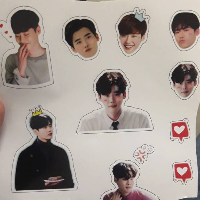 Stiker KPOP LEE JONG SUK / STIKER CAFE 89 MANSION / STIKER KPOP CUSTOM