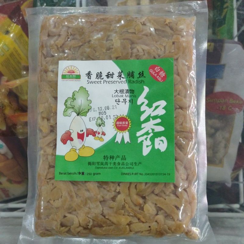 

Hong Tai Yang Lobak Manis 250g