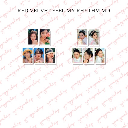[READY / SET] RV MD FEEL MY RHYTHM REVE PHOTOCARD FAN MADE UNOFFICIAL YANGPASHOP IRENE SEULGI JOY