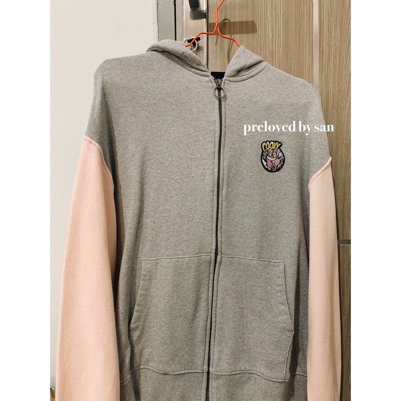 (PRELOVED) OFFICIAL BT21 COOKY ZIP UP HOODIE