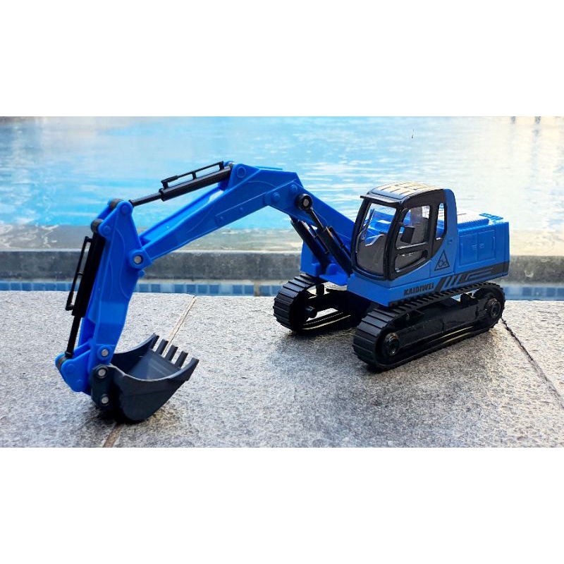 Miniatur Alat Berat Excavator Diecast  KDW Kaidiwei