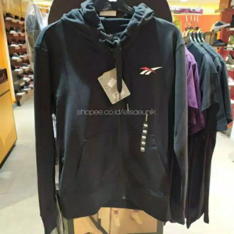 jaket hoodie REEBOK original