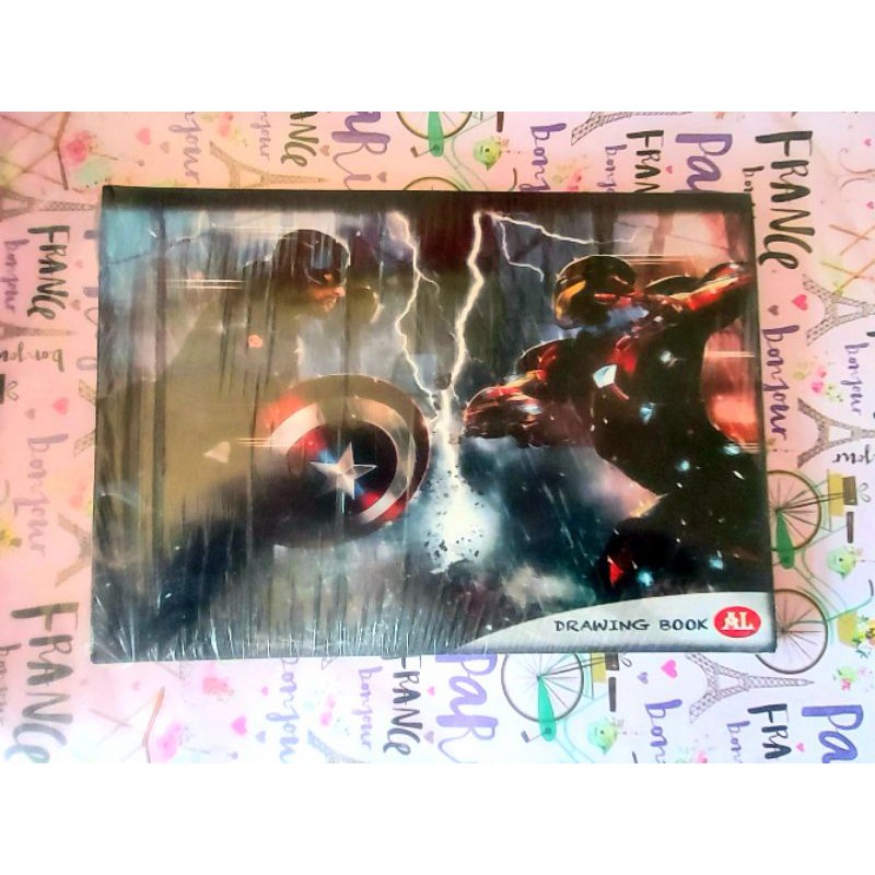 Buku gambar A4 / Drawing Book Motif Karakter Kartun 16 Halaman-3