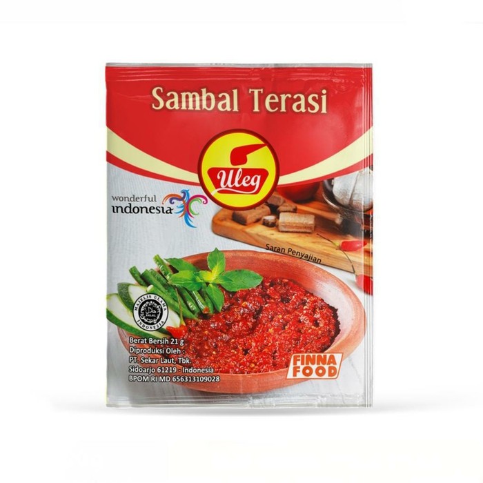 

FINNA ULEG SAMBAL TERASI 20 GRAM 1 PAK