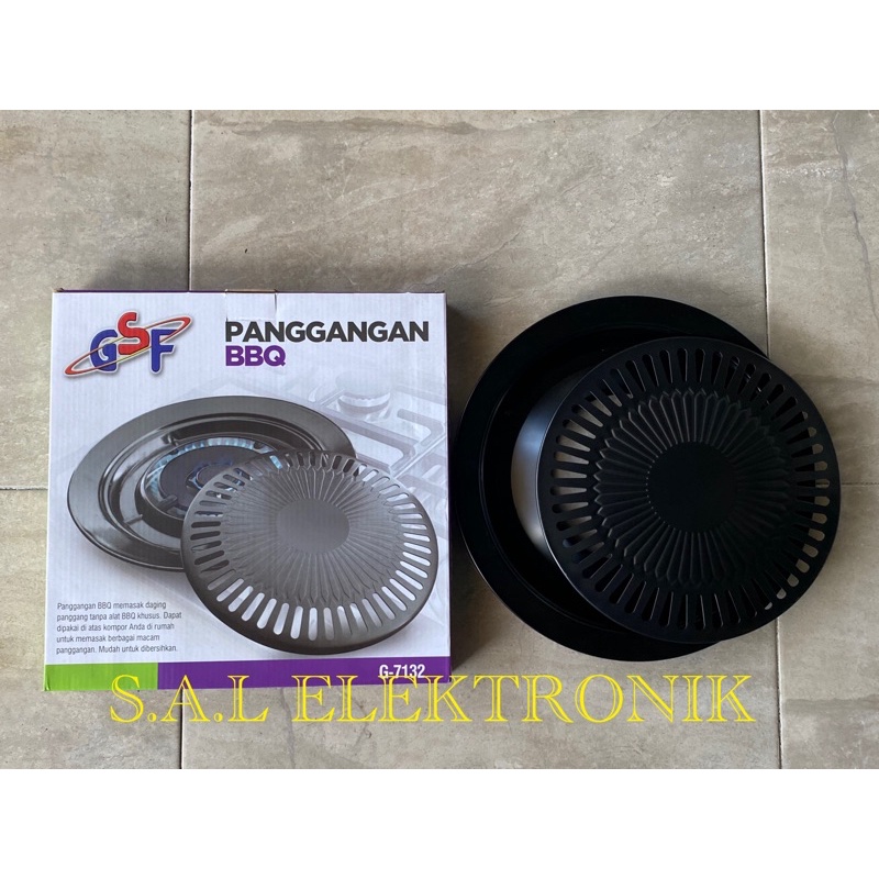 Panggangan BBQ Grill Pan daging sayur anti lengket