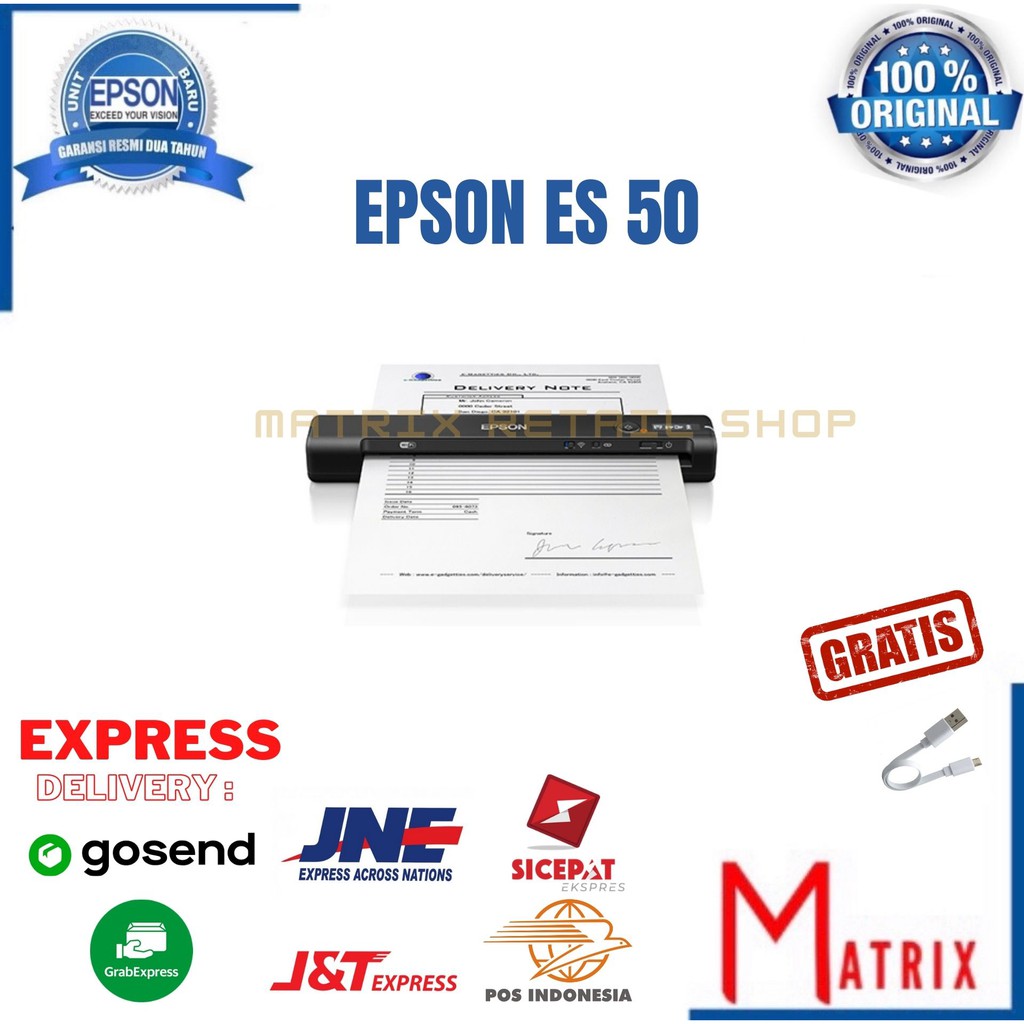 Scanner Epson ES 50 portable scanner