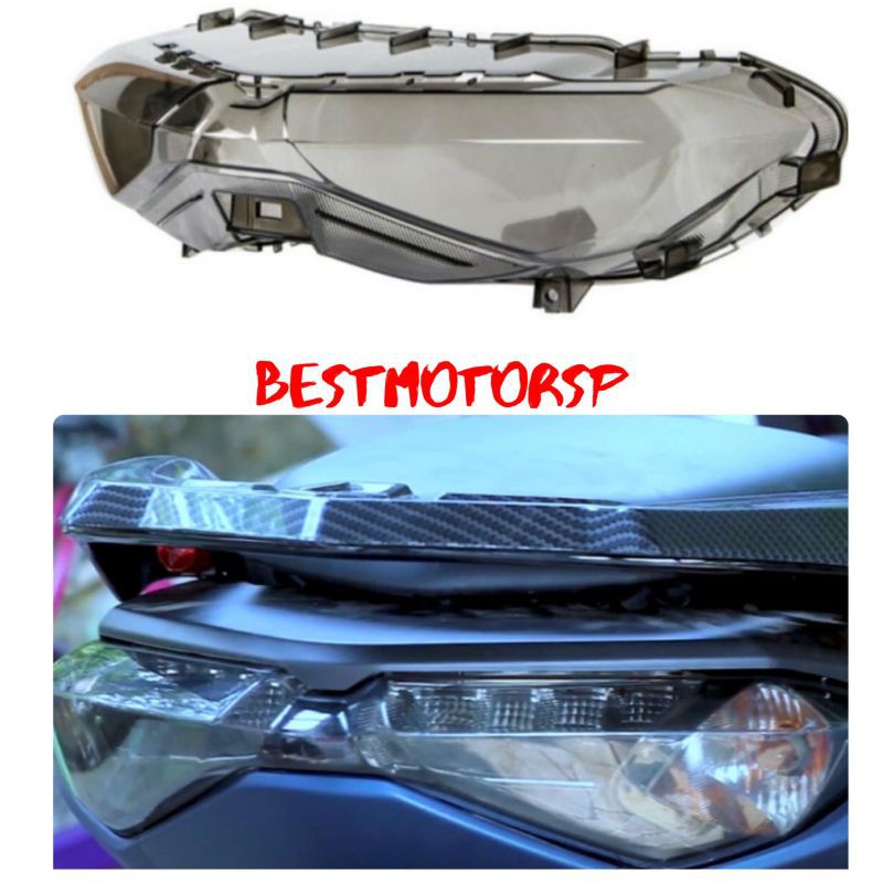 Mika lampu stop belakang Yamaha All New Nmax 2020 Smoke NEMO Original Mika Lampu Stop Nmax