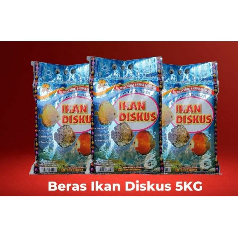 

beras merk ikan diskus 5kg