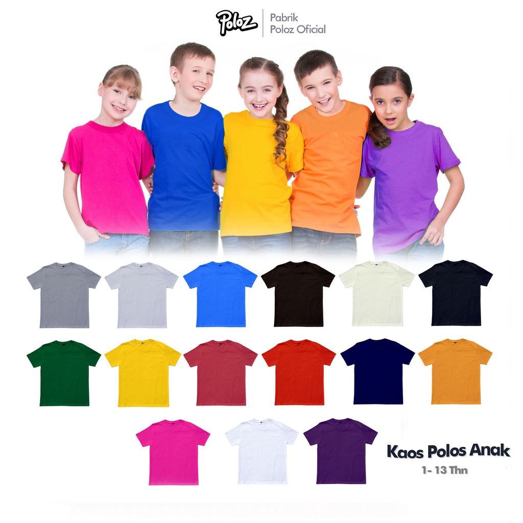 KAOS POLOS ANAK KAOS POLOS BAYI KAOS POLOS ANAK LAKI LAKI KAOS POLOS ANAK PEREMPUAN KOS PENDEK MURAH