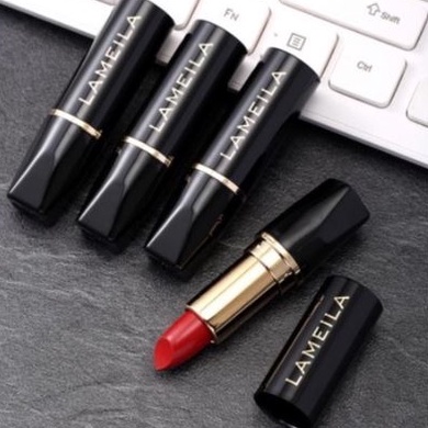 Lameila Black Gold Edition Lipstick 4 Warna Tahan Air Tahan Lama DJ 2005