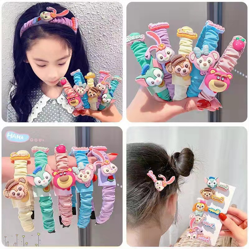 cod★ready★ Jepit Rambut Wanita Dan Bandana Anak Motif Disney Fashion Import Bando Korea Anak/Bandana Korea Anak/import globallagilaku