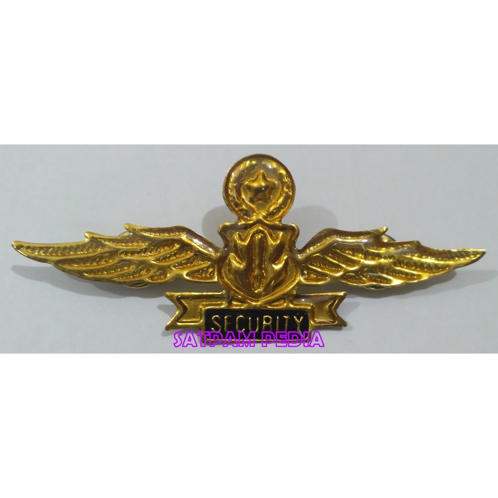 Pin Satpam Resin - Wing Satpam - Pin Wing Satpam